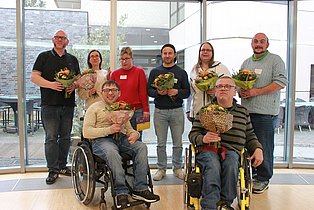 Gruppenbild der Delegierten für die LAG der Werkstatträte.