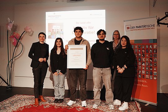 Gruppenfoto vom Medienprojekt Wuppertal.